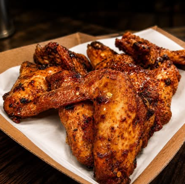 Tray of Southwest Barbecue seasoned smoked wings